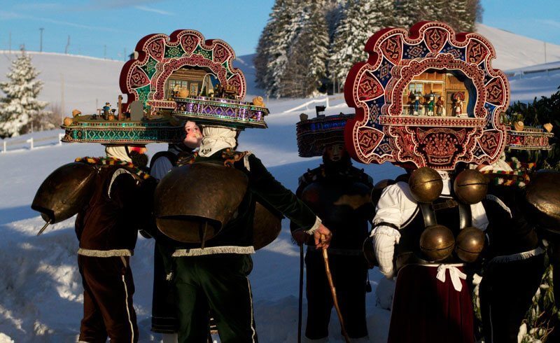 Silvesterkläuse in Urnäsch, Switzerland - 2013