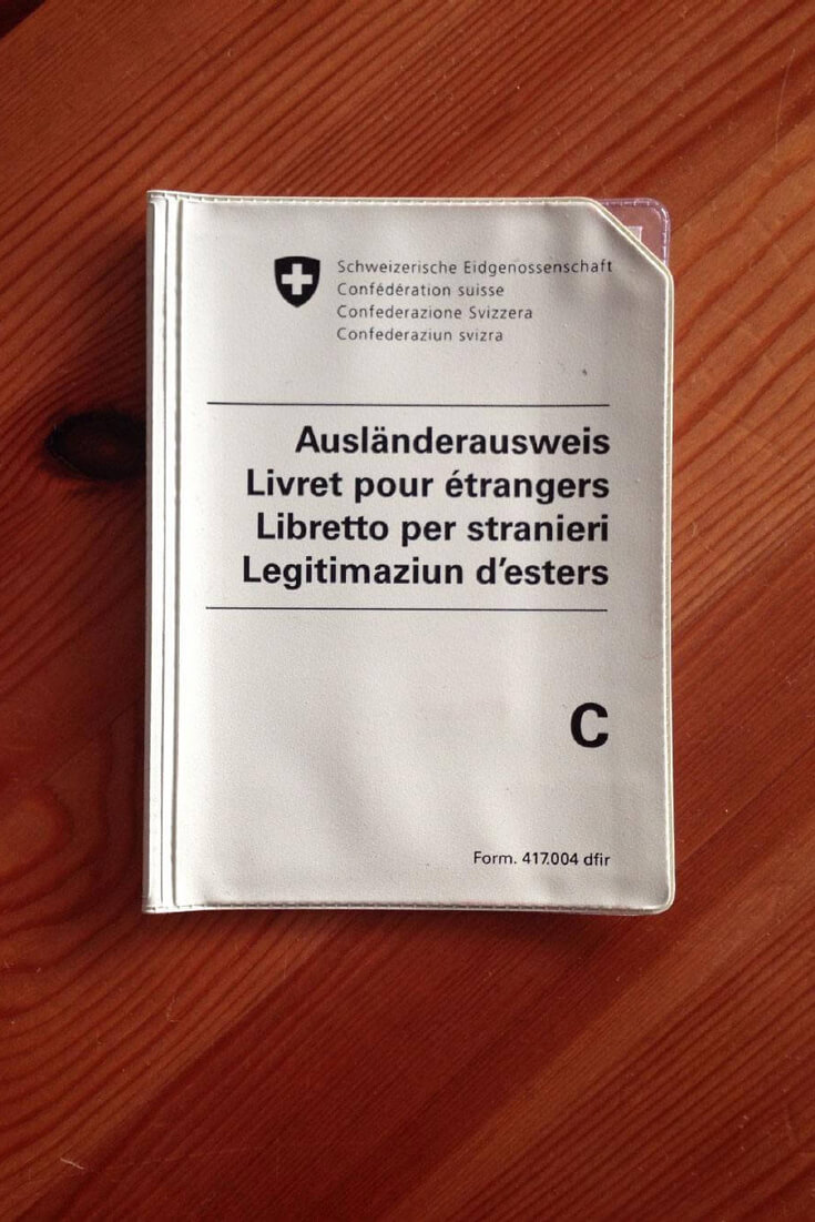 Schweizer Ausländerausweis C - Swiss Resident Permit
