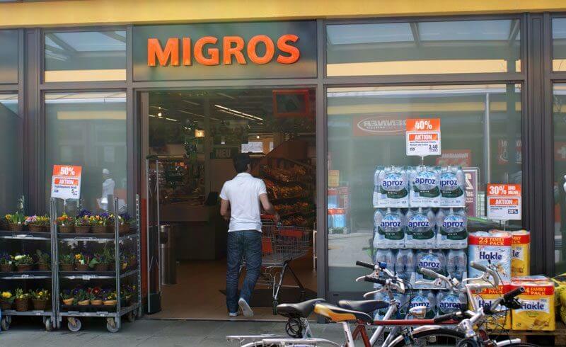 Grocery Shopping Migros Switzerland