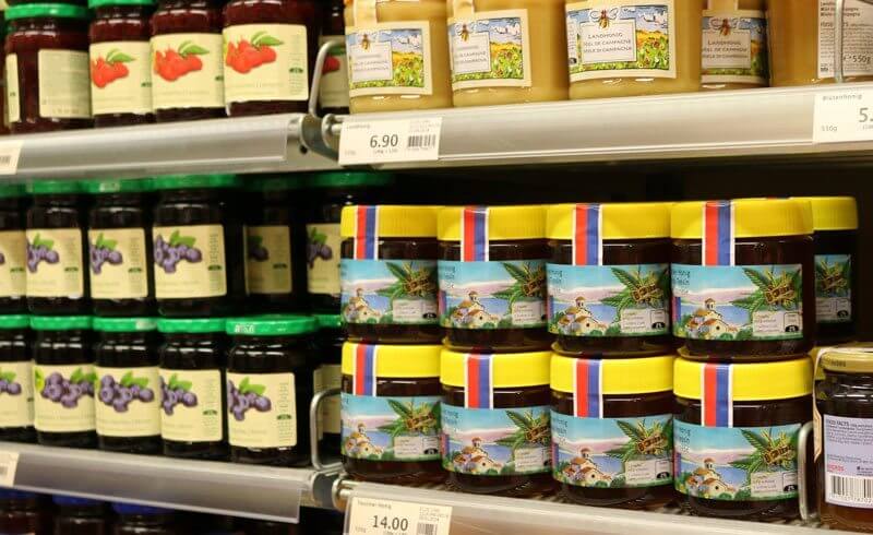 Grocery Shopping Migros Switzerland - Swiss Honey