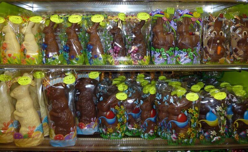 Grocery Shopping Migros Switzerland - Chocolate Easter Bunny