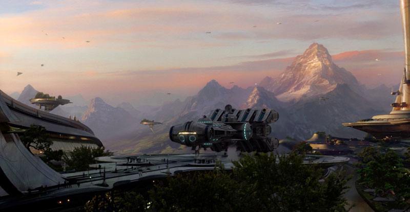 Star Wars - Alderaan Mountains