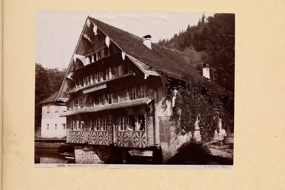 Chalet on Lake Lucerne at Treib