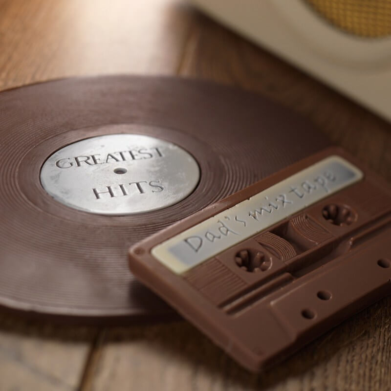 Chocolate Record Audio Tape