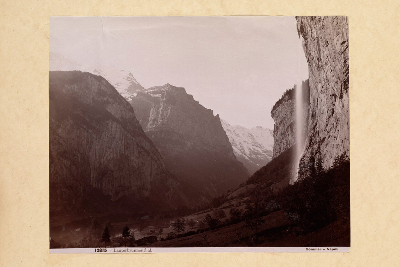 Lauterbrunnen Valley during 1940's