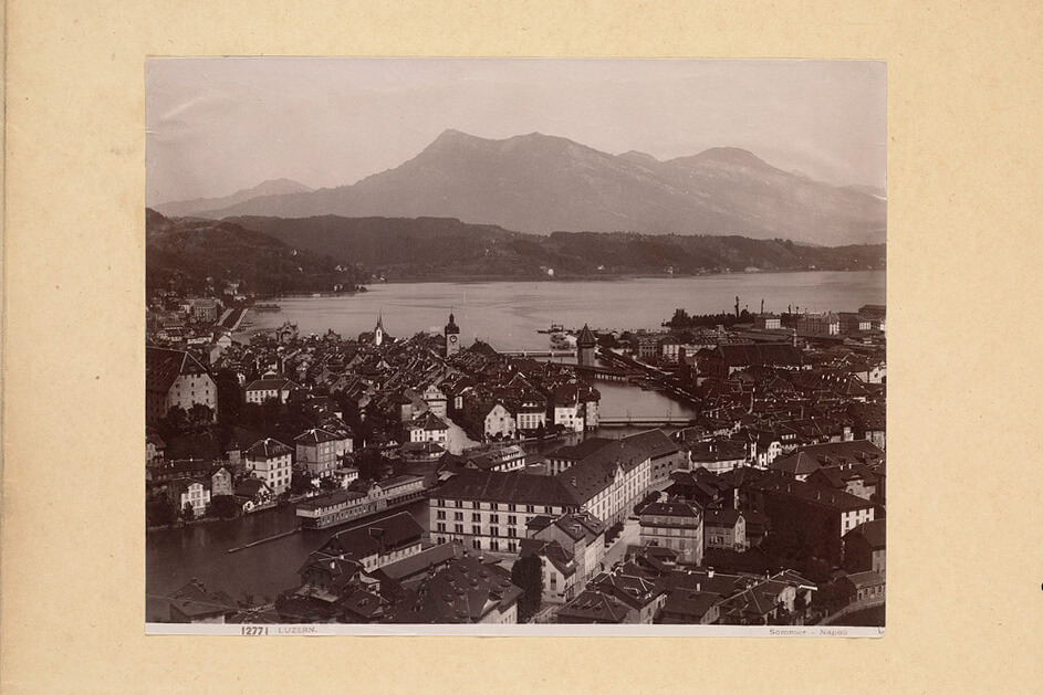 Lucerne, Switzerland, in the 1940's