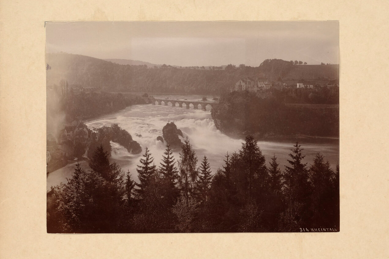 Schaffhausen Rhine Falls in 1940