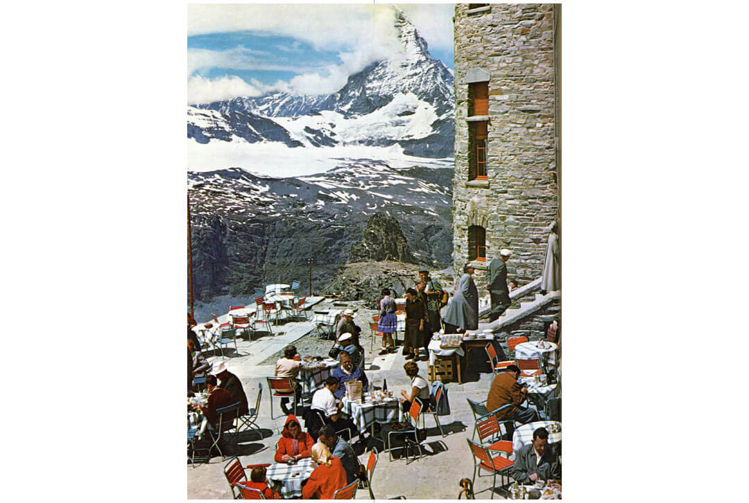 Vintage Swiss Postcard from 1964