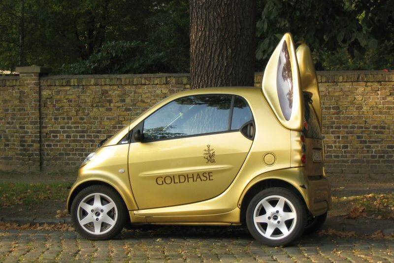 Lindt Bunny Smart Car