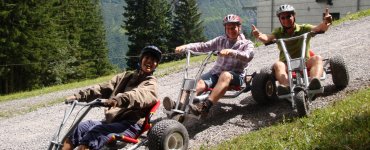 Mountain Carting in Elm, Switzerland