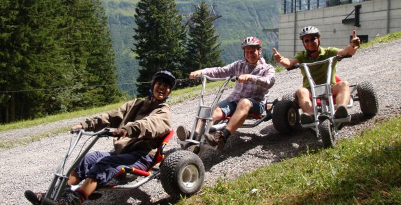 Mountain Carting in Elm, Switzerland