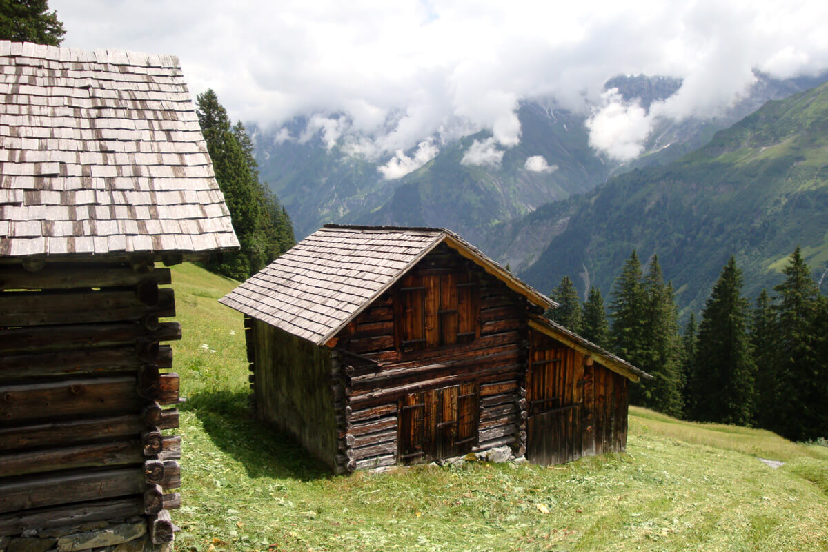 Mountain Carting in Elm, Switzerland