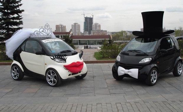 Smart Car Wedding