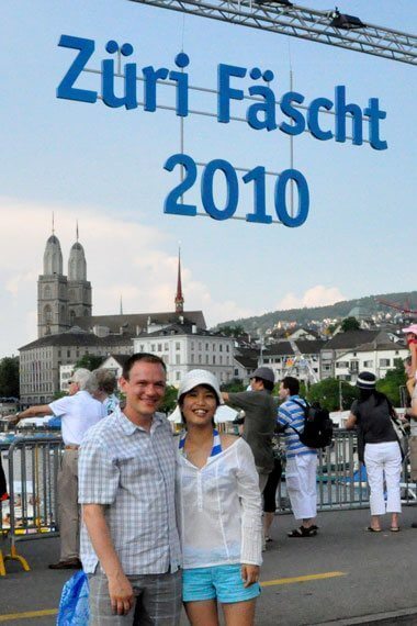 Züri Fäscht 2010 - Dimitri and Mamiko