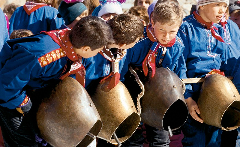 Chalandamarz Swiss Tradition