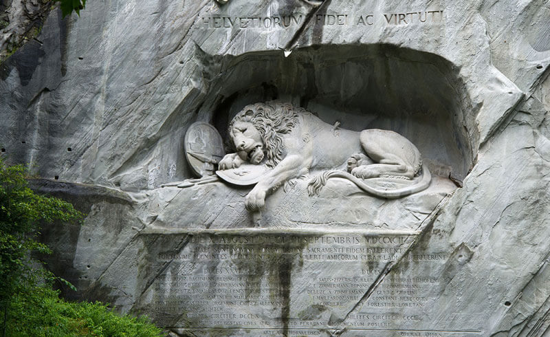 Lion Monument Luzern - Löwendenkmal Luzern