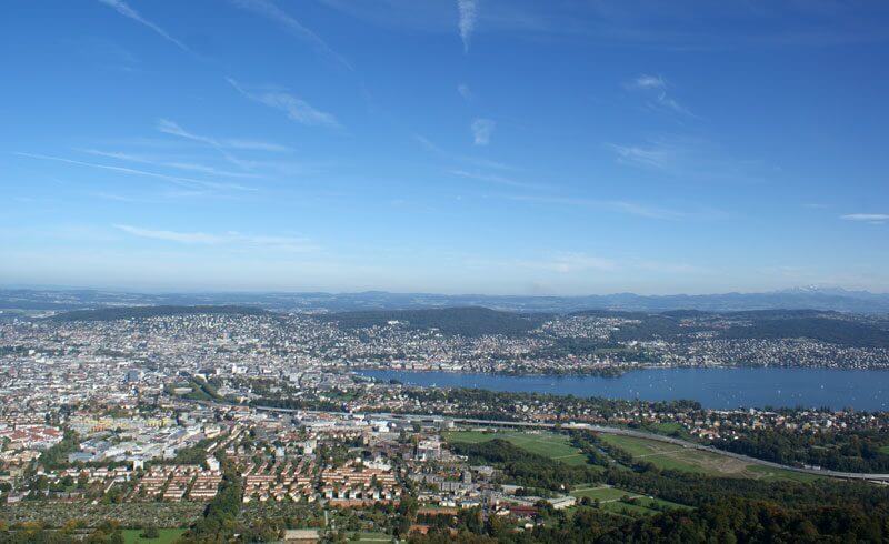 View from Zürich Uetliberg