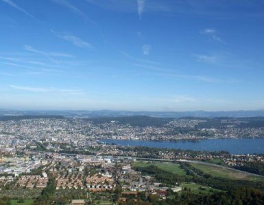 View from Zürich Uetliberg