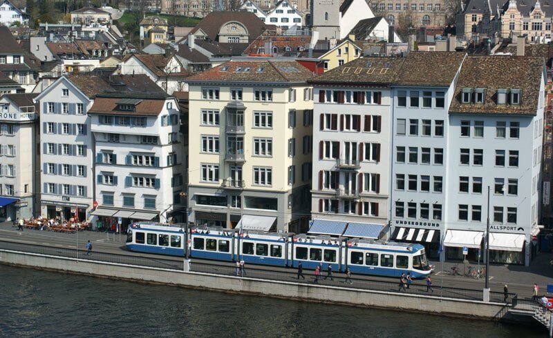 View from Zurich Lindenhof