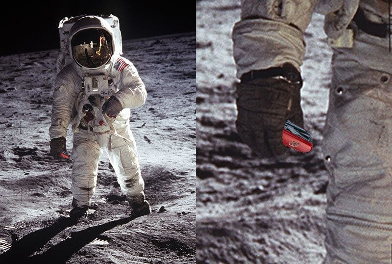 Buzz Aldrin Apollo 11 with Victorinox knife