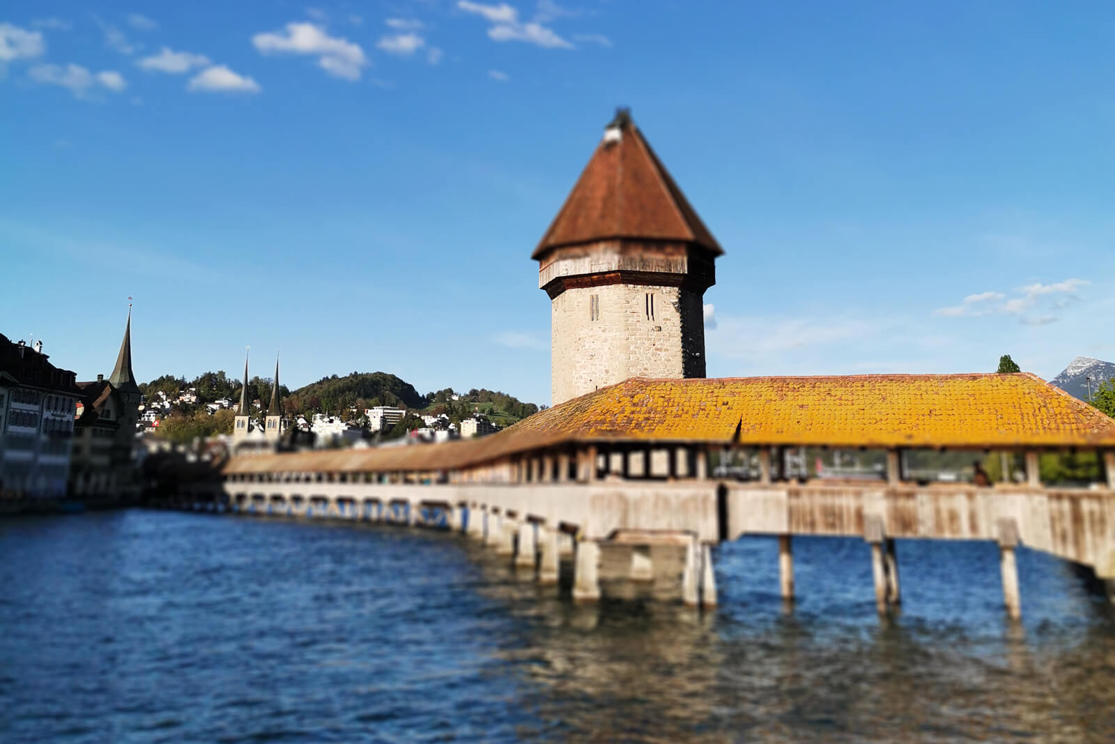 Lucerne Chapel Bridge - Tilt-Shift