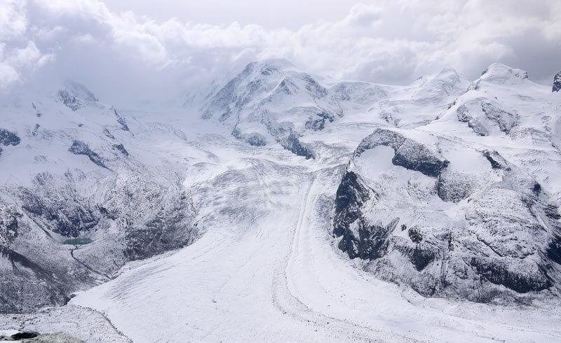 Gorner Glacier at Gornergrat, Switzerland