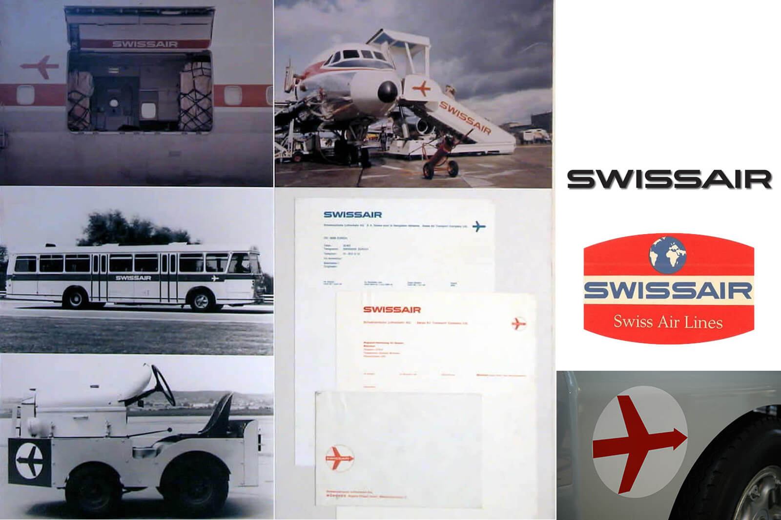 Swissair Posters and Logos - 1960s Swissair Logo