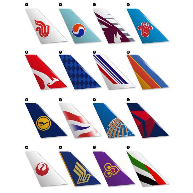 Airline Brands Quiz - Airline Liveries