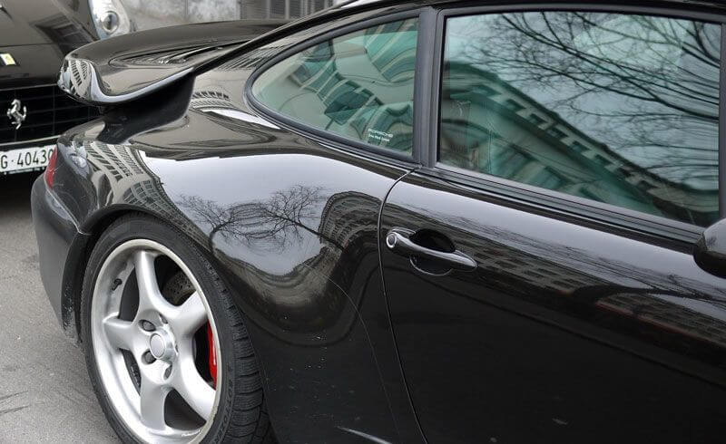 Porsche 911 parked in Zurich