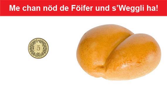 Swiss German Proverbs - Foifer und Weggli