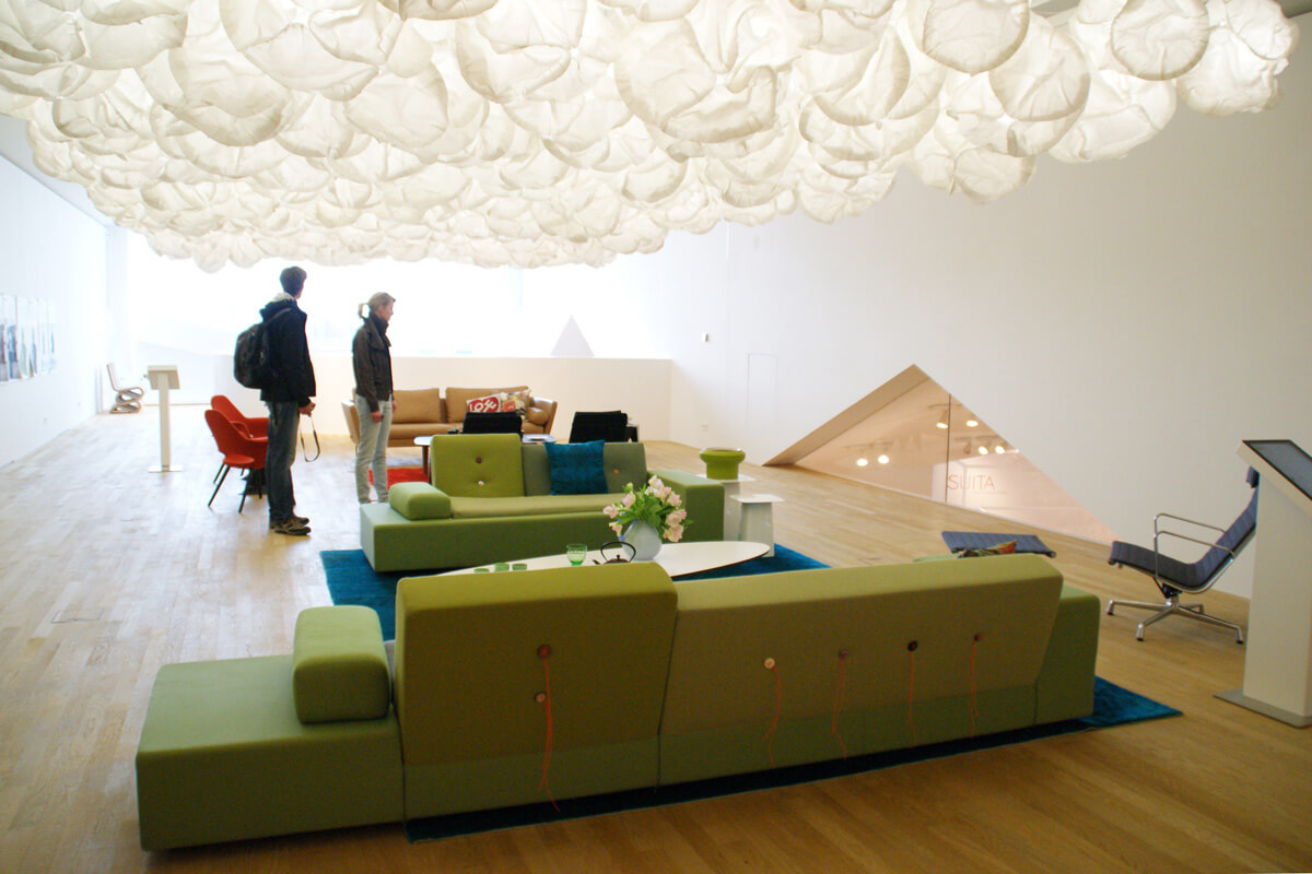 The VitraHaus design showroom in Weil am Rhein, Germany