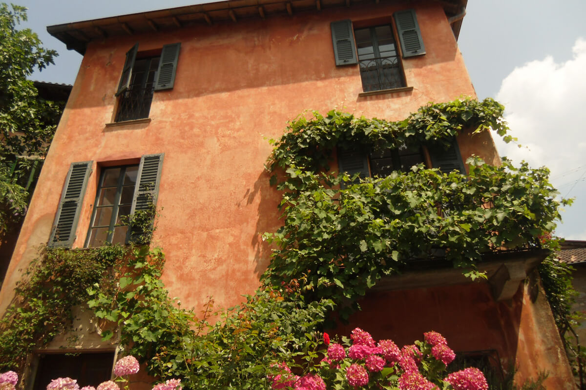 The town of Carona in Ticino