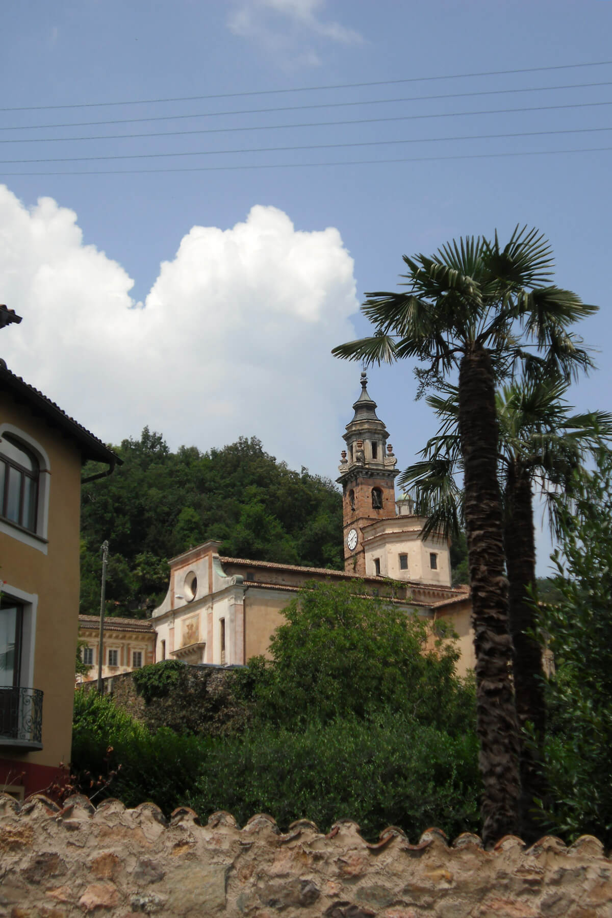 The town of Carona in Ticino