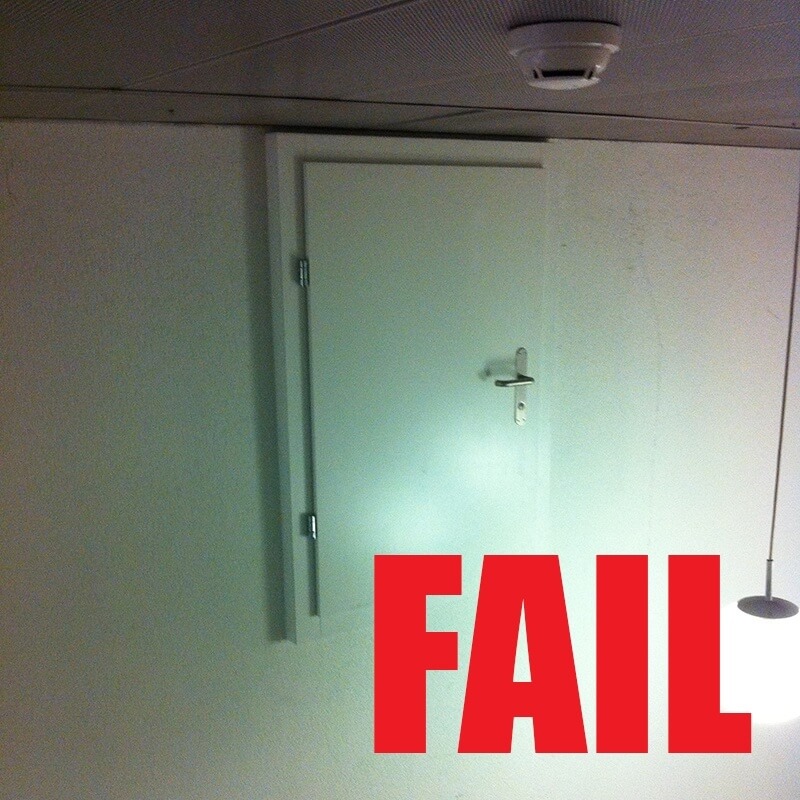 Door to Nowhere FAIL