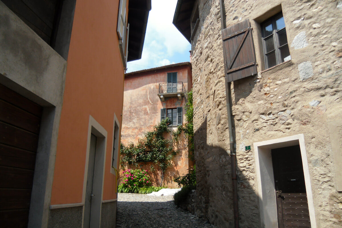 The town of Carona in Ticino