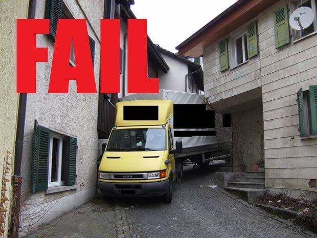Switzerland Truck FAIL
