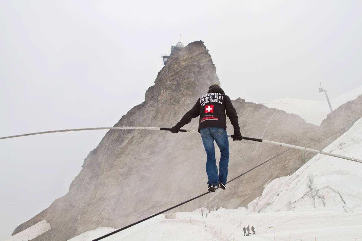 Freddy Nock on Jungfraujoch