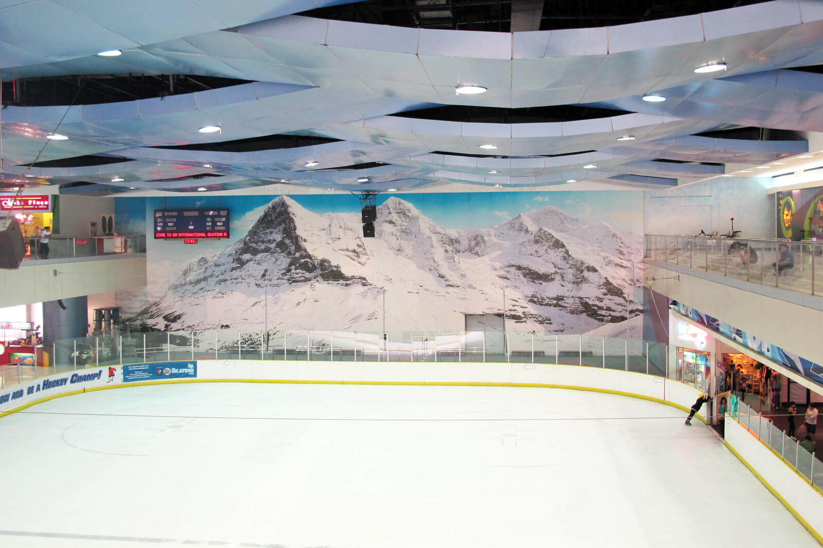 Swiss Themed Ice Rink in Manila