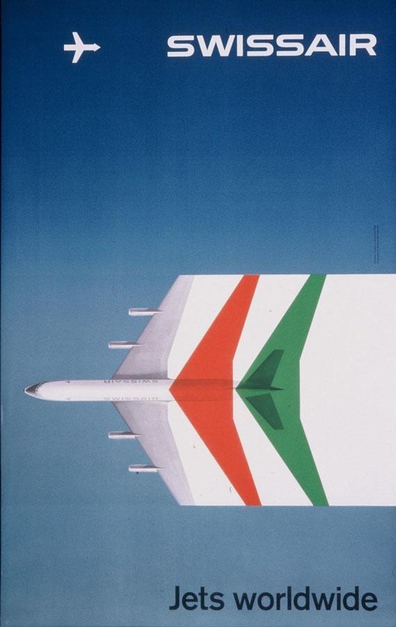 Vintage Swissair Poster by SR692.com