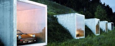 Modern Swiss Parking Garage by Peter Kunz Architektur