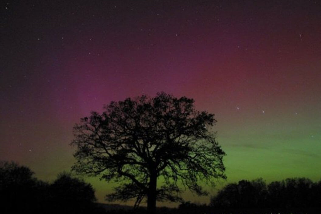 Northern Lights in Switzerland - Copyright Heiko Rodde