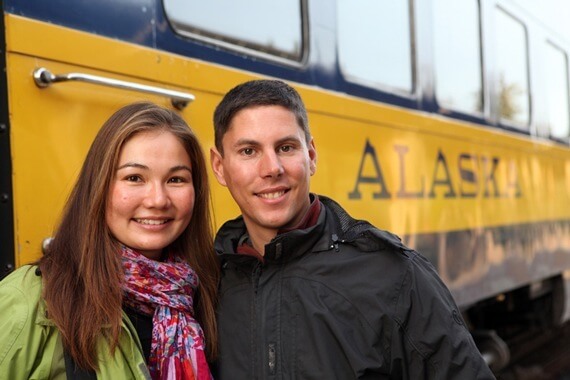 Alaska Railroad in Fairbanks, Alaska