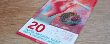 Swiss 20 franc bill