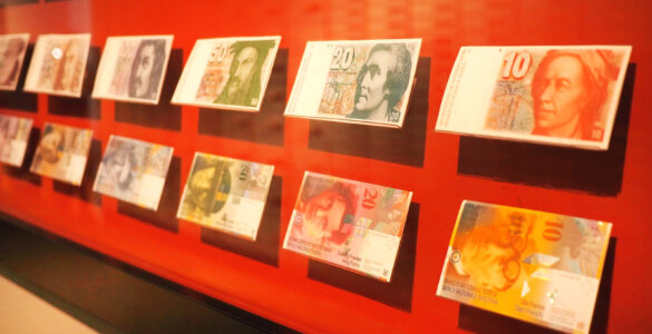 Swiss Money Swiss Banknotes - Landesmuseum Zurich