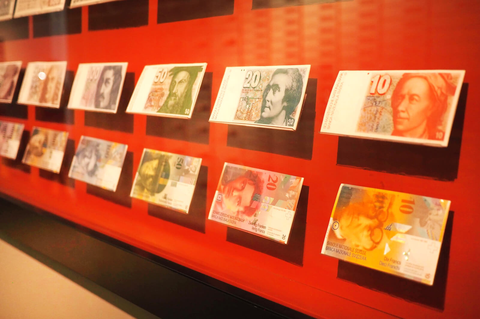Swiss Money Swiss Banknotes - Landesmuseum Zurich