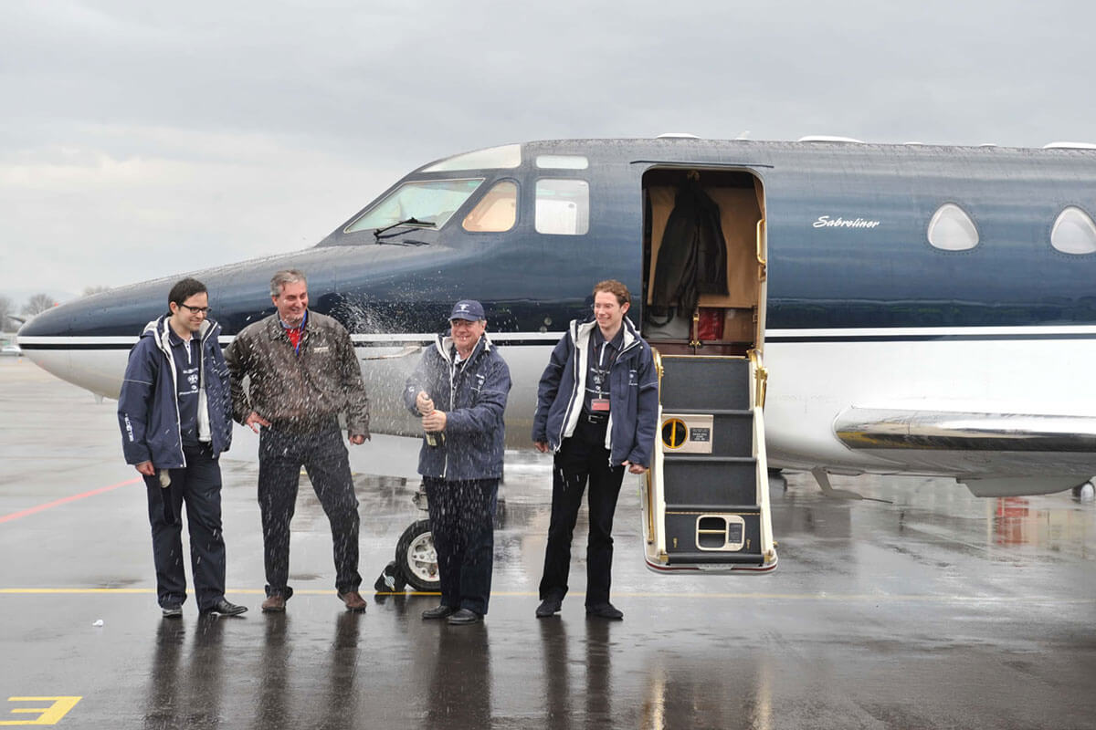 Swiss World Records - Fastest Team Flight