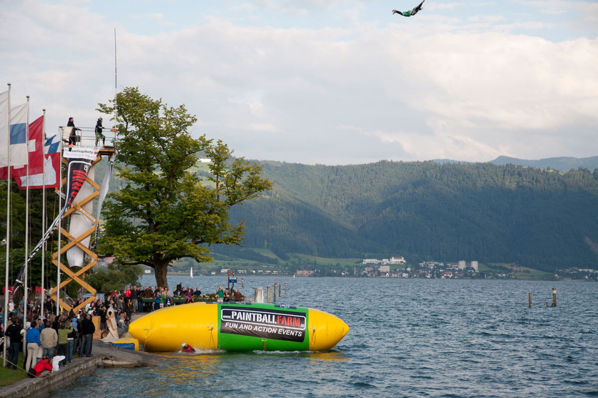 Swiss World Records - Highest Blob Jump