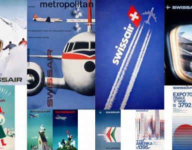 Vintage Swissair Posters