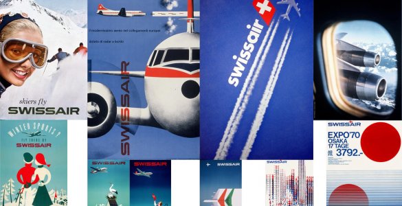 Vintage Swissair Posters