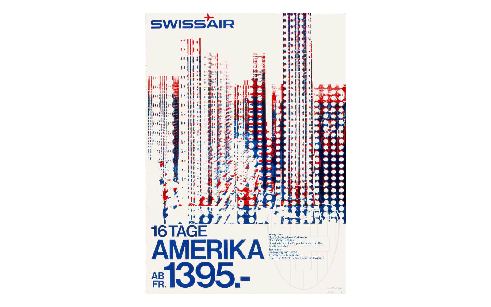 Vintage Swissair Poster